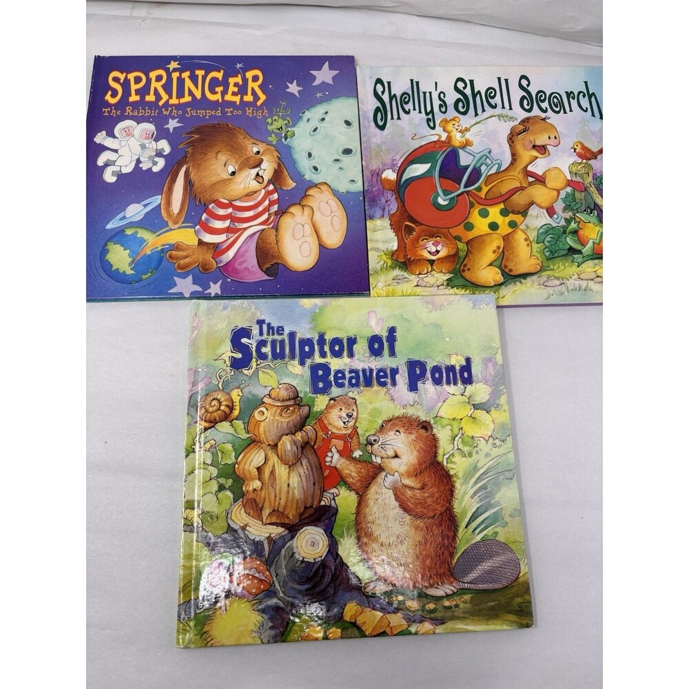 Landoll Everyday Storybooks 1998 Lot 3 Vintage Kids Hardcover Animal Stories